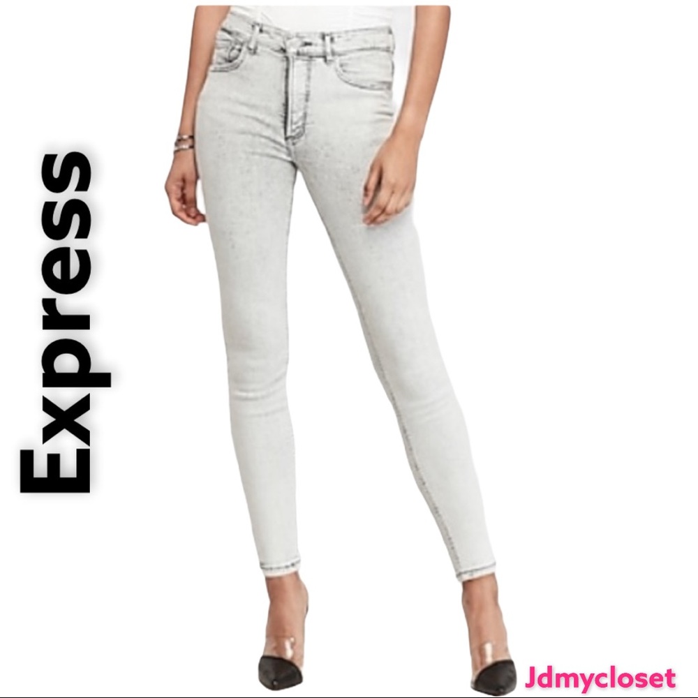 Skinny Jeans EXPRESS Gray color Size 18